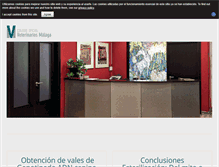 Tablet Screenshot of colegioveterinariosmalaga.es
